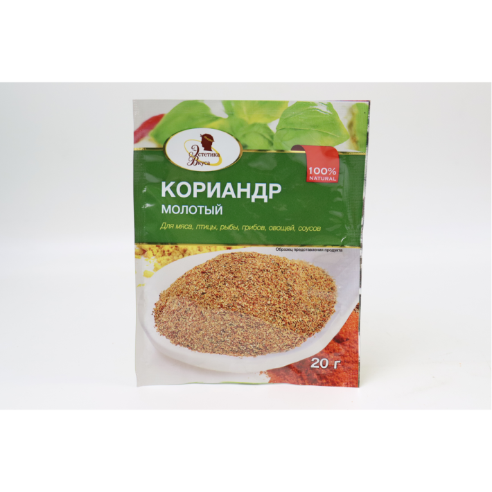 Кориандр Эстетика Вкуса молотыйотый престиж 20 г