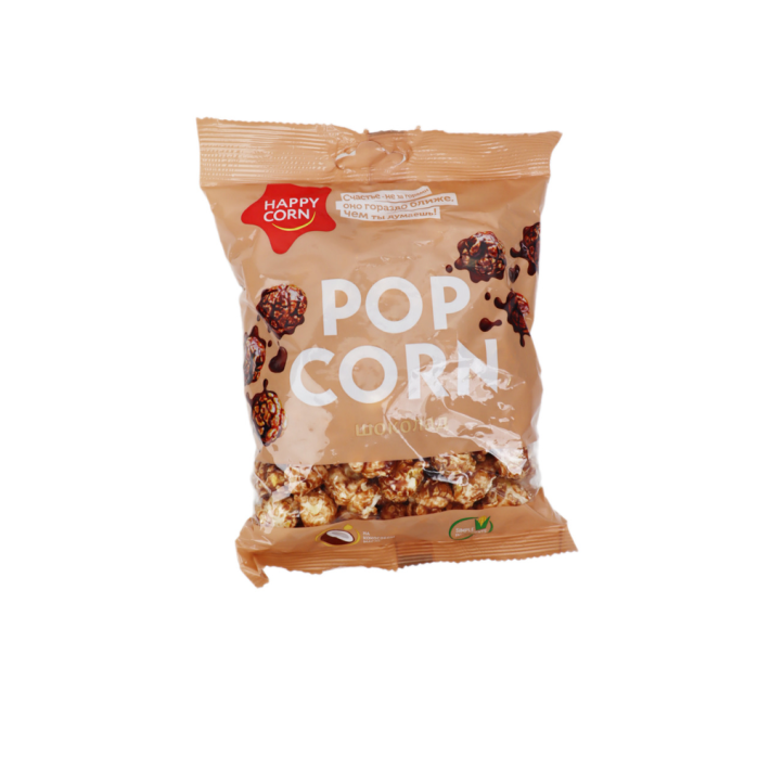КУКУРУЗА ВОЗДУШНАЯ HAPPY CORN ШОКОЛАД 80ГР