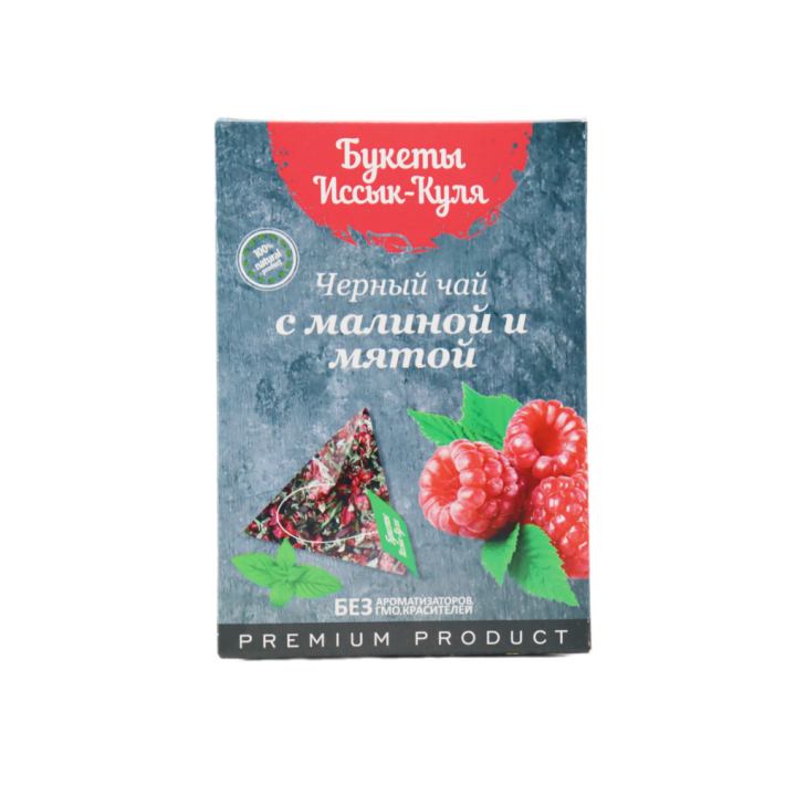 ЧАЙ БУКЕТЫ ИССЫК КУЛЯ МАЛИН/МЯТА ЧЕРН 15ПАК 37,5ГР