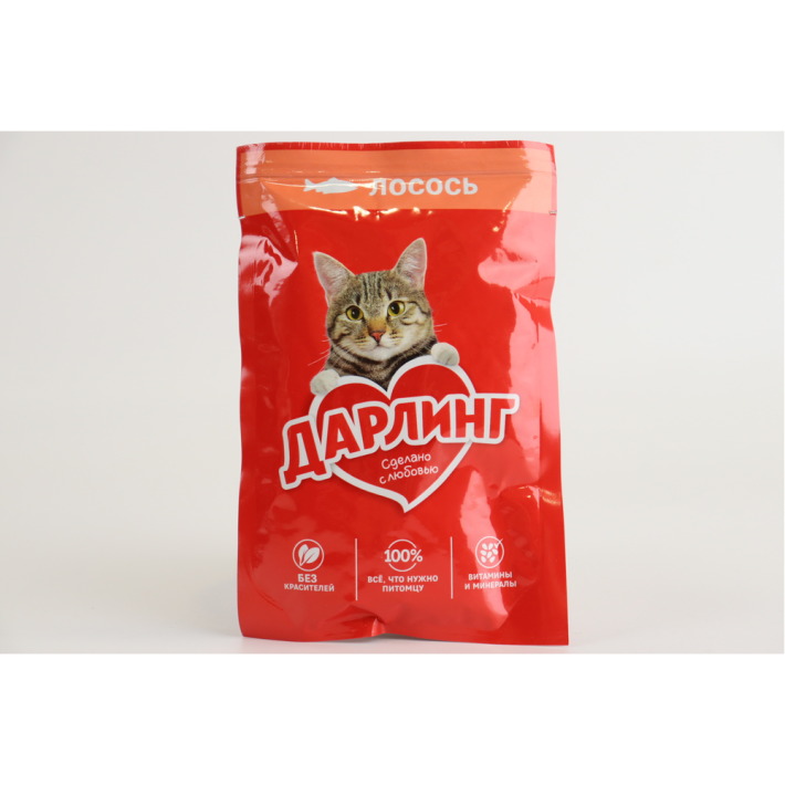 КОРМ Д/ЖИВОТНЫХ ДАРЛИНГ Д/КОШЕК ЛОСОСЬ 75ГР