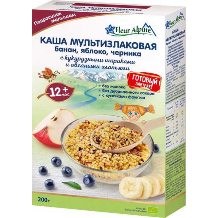 КАША МЮСЛИ БАНАН/ЯБЛ/ЧЕРНИКА