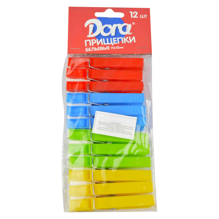Прищепки бельевые Dora 12 шт