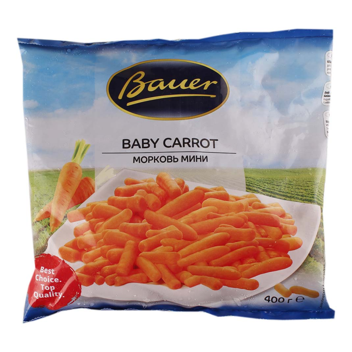Морковь молодая мини Bauer 400 г