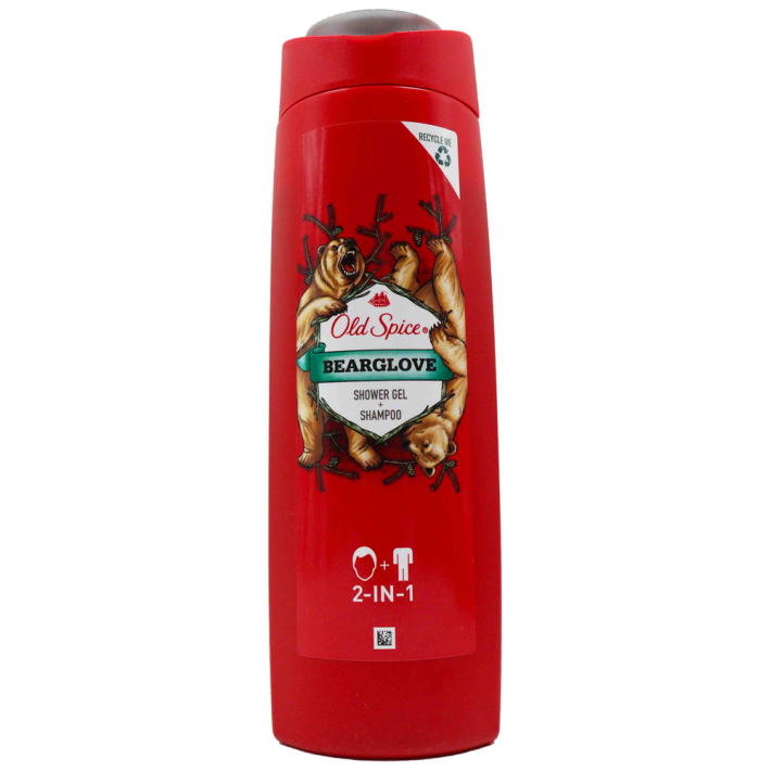 ГЕЛЬ Д/ДУША + ШАМПУНЬ 2В1 OLD SPICE BEARGLOVE 400МЛ
