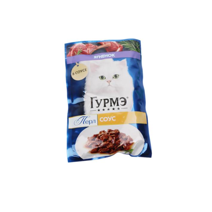 КОРМ Д/ЖИВОТНЫХ GOURMET ПЕРЛ ЯГНЕНОК 75ГР