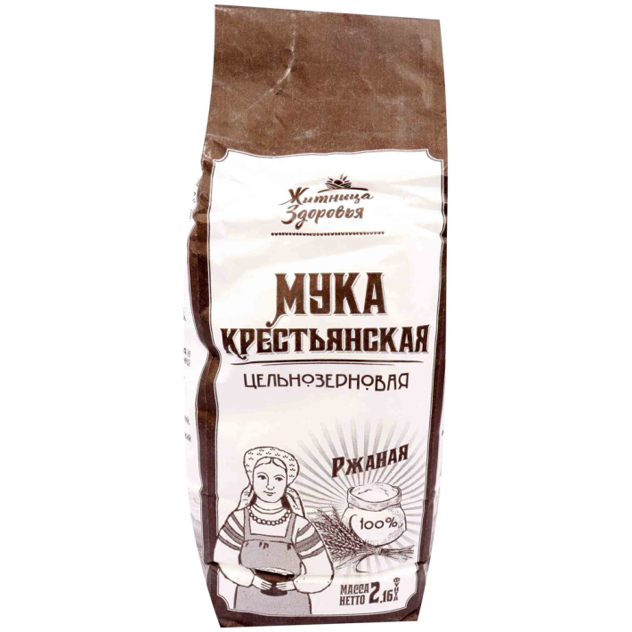 Мука Житница Здоровья ржаная цельнозерновая 900 г