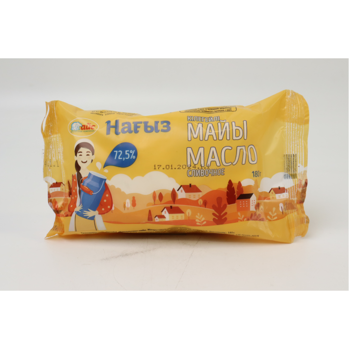 МАСЛО КОРОВЬЕ КРЕСТЬЯНСКОЕ 72,5% НАҒЫЗ