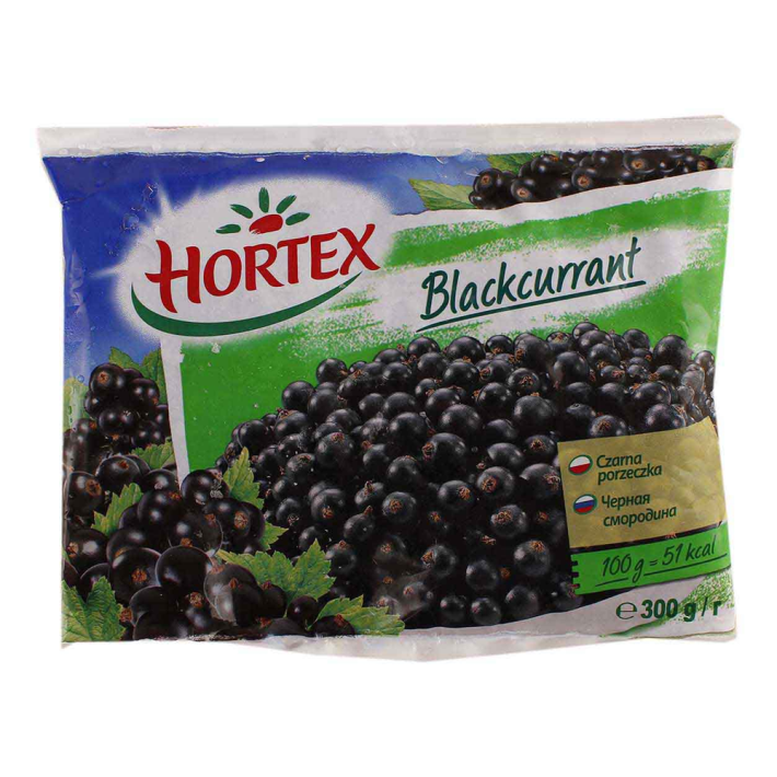 Ягода Hortex черная смородина 300 г