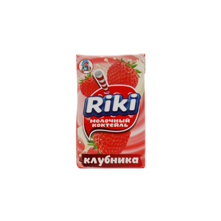 МОЛОЧНЫЙ КОКТЕЙЛЬ RIKI КЛУБНИЧНЫЙ 250ГР