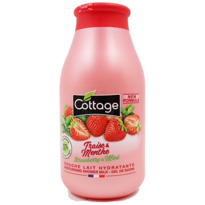 МОЛОЧКО ДЛЯ ДУША COTTAGE УВЛАЖН КЛУБНИКА & МЯТА 250МЛ
