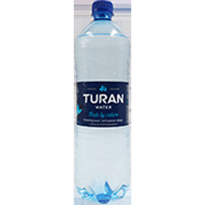 Вода минеральная Turan газированная 1 л