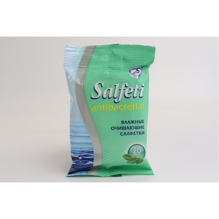 Салфетки влажные Salfeti Antibacterial 15 шт