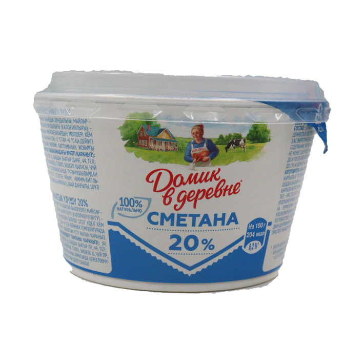 Сметана Домик в деревне 20% 180 г