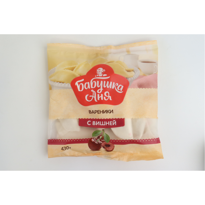 ВАРЕНИКИ С ВИШНЕЙ БАБУШКА АНЯ ЗАМ 430ГР