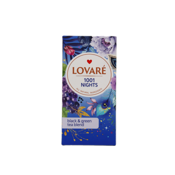 ЧАЙ LOVARE 1001 НОЧЬ ПАКЕТ 48ГР