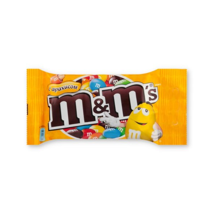 Конфеты M&ms арахис 45 г