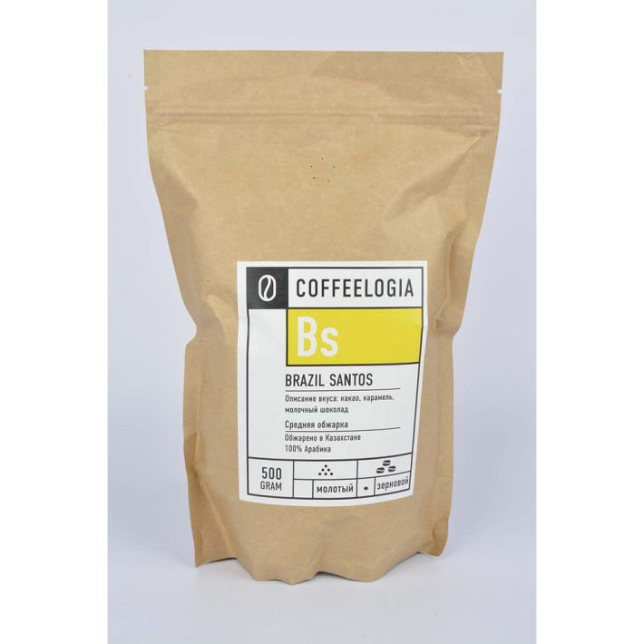 Кофе Coffeelogia бразилия зерно 500 гр