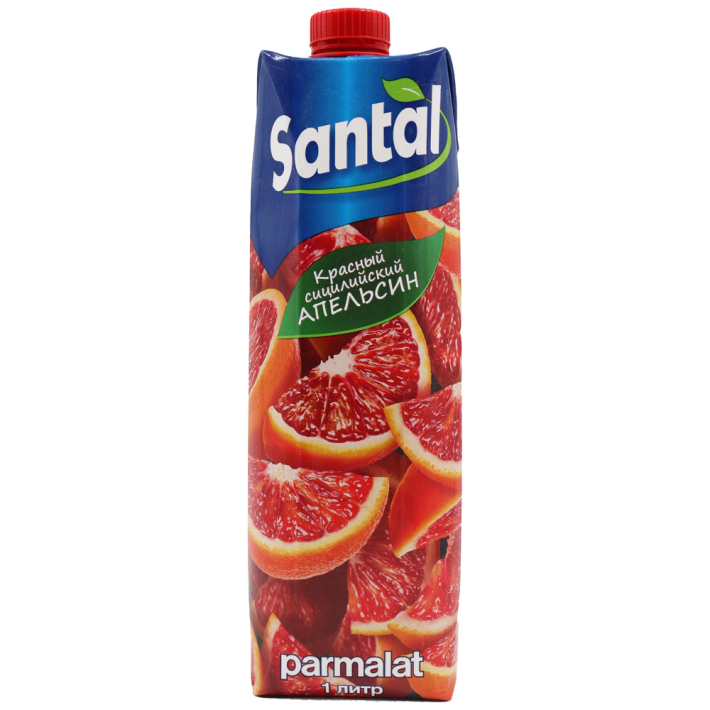 НАПИТОК SANTAL КРАСНЫЙ СИЦИЛИЙСКИЙ АПЕЛЬСИН 1Л