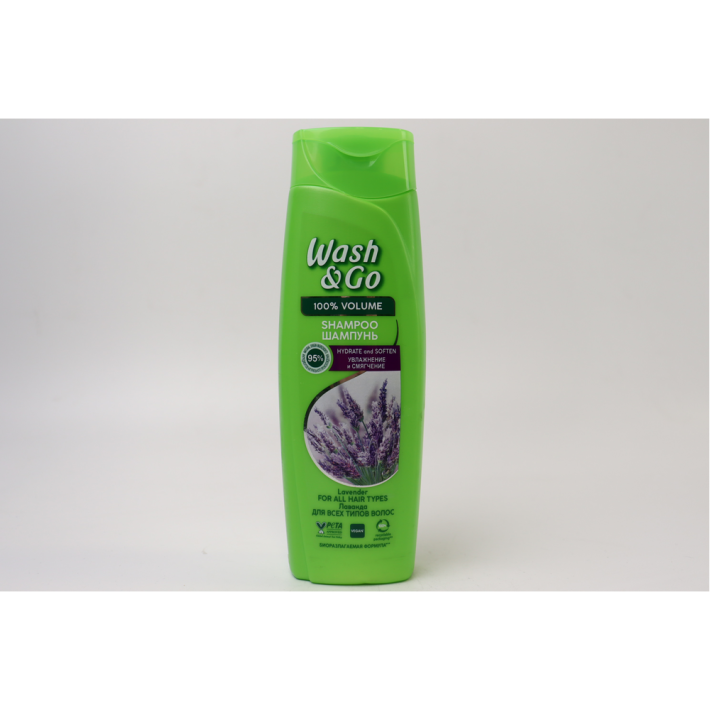 ШАМПУНЬ Д/ВСЕХ ТИПОВ ВОЛОС WASH&GO С ЭКСТРАК ЛАВАНДЫ 180МЛ
