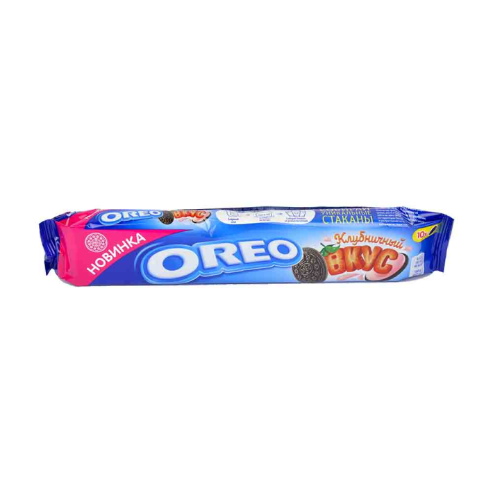 Печенье Oreo с какао начинка клубника 95 г