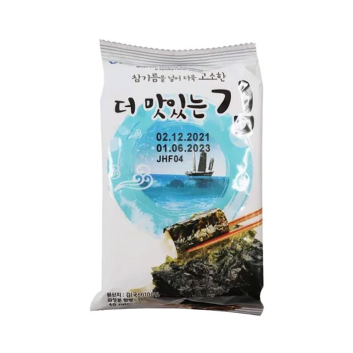 Водоросли обжаренный резанные original Roasted laver lunch 5 г
