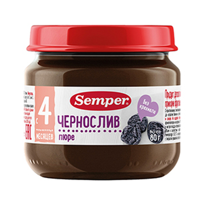 ПЮРЕ ЧЕРНОСЛИВ 80ГР