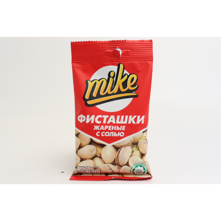 ФИСТАШКИ MIKE ЖАРЕНЫЕ С СОЛЬЮ 50ГР