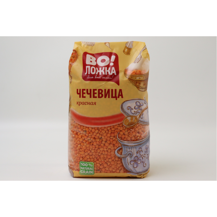 ЧЕЧЕВИЦА ВОЛОЖКА КРАСНАЯ 800ГР