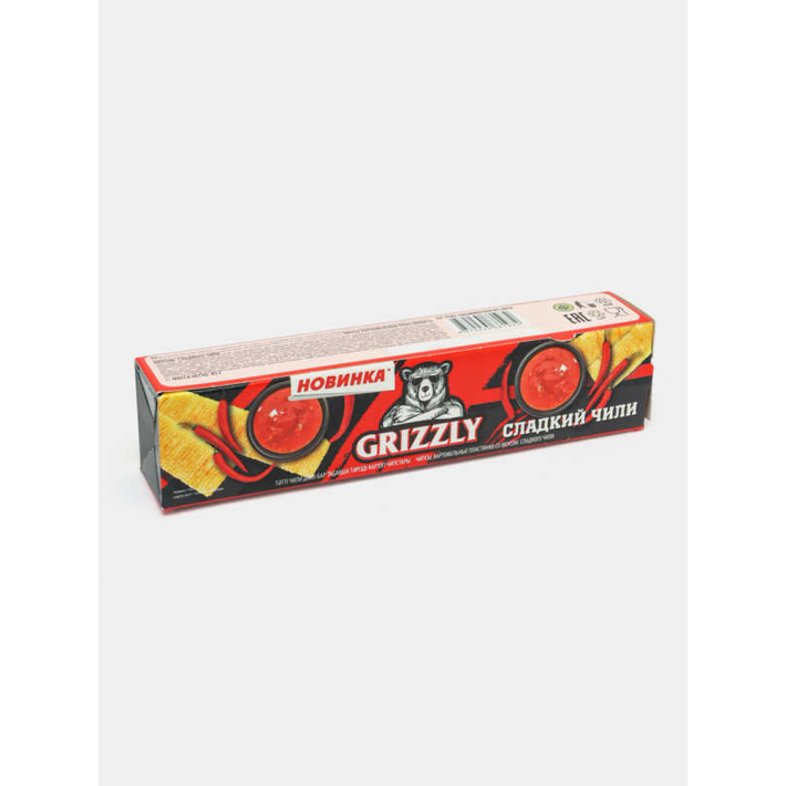 ЧИПСЫ ПЛАСТИНКИ GRIZZLY СО ВКУСОМ СЛАДКИЙ ЧИЛИ 45ГР