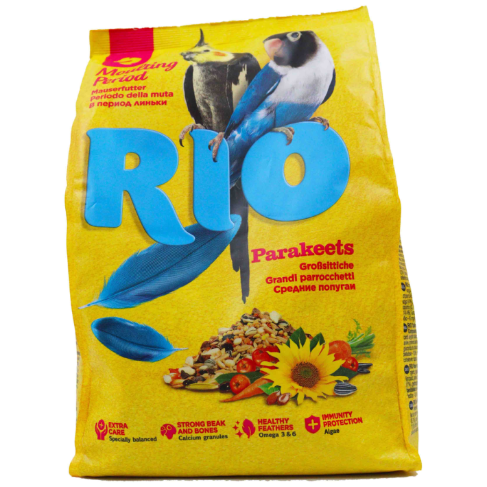 КОРМ Д/СРЕДНИХ ПОПУГАЕВ RIO В ПЕРИОД ЛИНЬКИ 1КГ