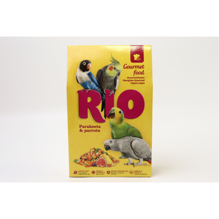 ГУРМЭ КОРМ Д/СРЕДНИХ И КРУПНЫХ ПОПУГАЕВ RIO 250ГР