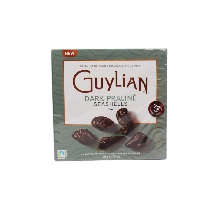 КОНФЕТЫ GUYLIAN РАКУШКИ С ТЕМН ПРАЛИНЕ В ОКОННОЙ КОРОБКЕ 225ГР