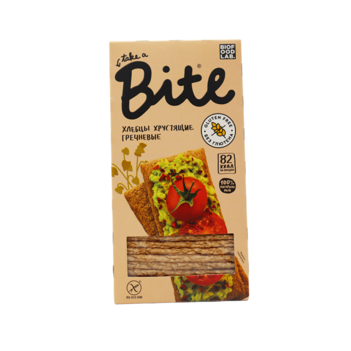 Хлебцы Bite  хрустящие гречневые 150 г