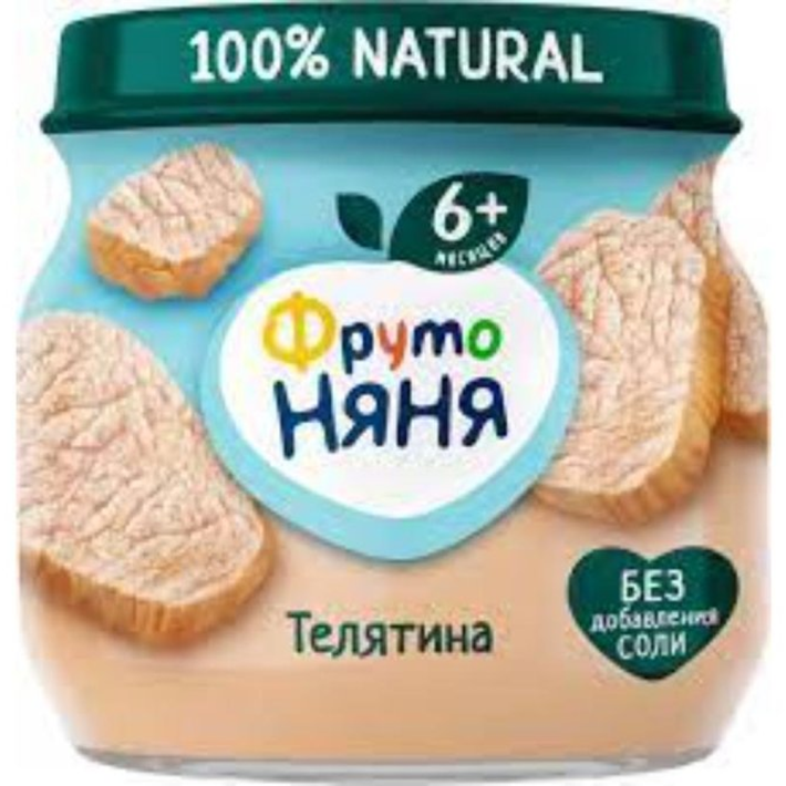 Пюре мясное ФрутоНяня Телятина 80 г