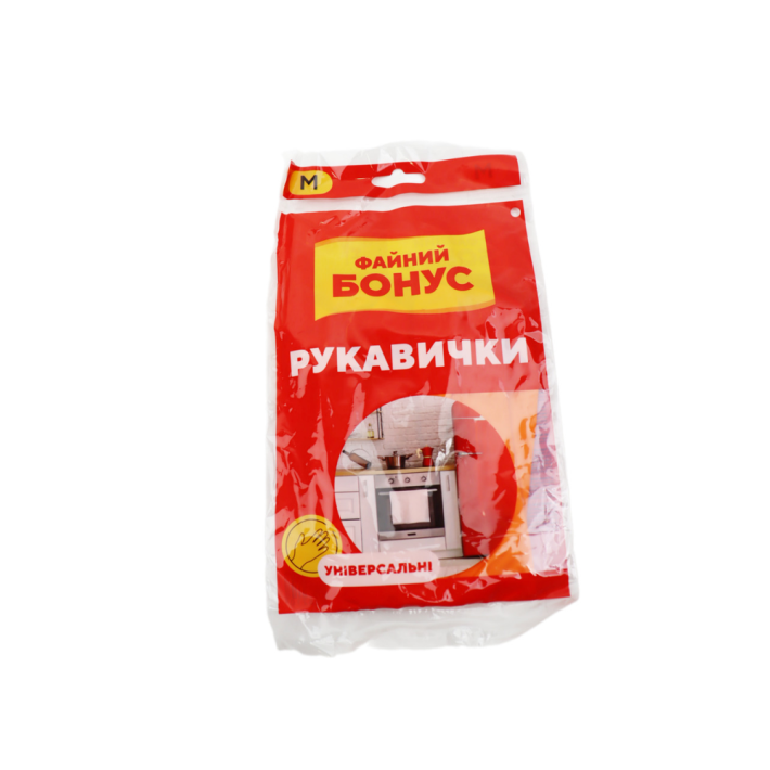 БОНУС ПЕРЧАТКИ РЕЗИНОВЫЕ УНИВЕРСАЛЬНЫЕ М NEW