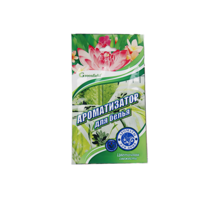 АРОМАТИЗАТОР GREENFIELD Д/БЕЛЬЯ ЦВЕТОЧНАЯ СВЕЖЕСТЬ 1ШТ
