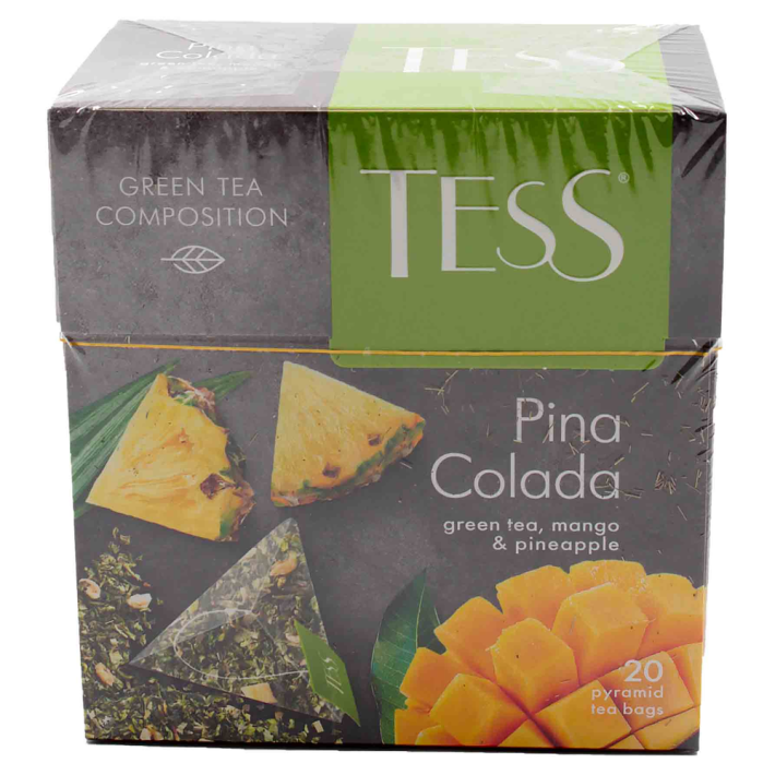 Чай Tess pina colada green tea 20 шт