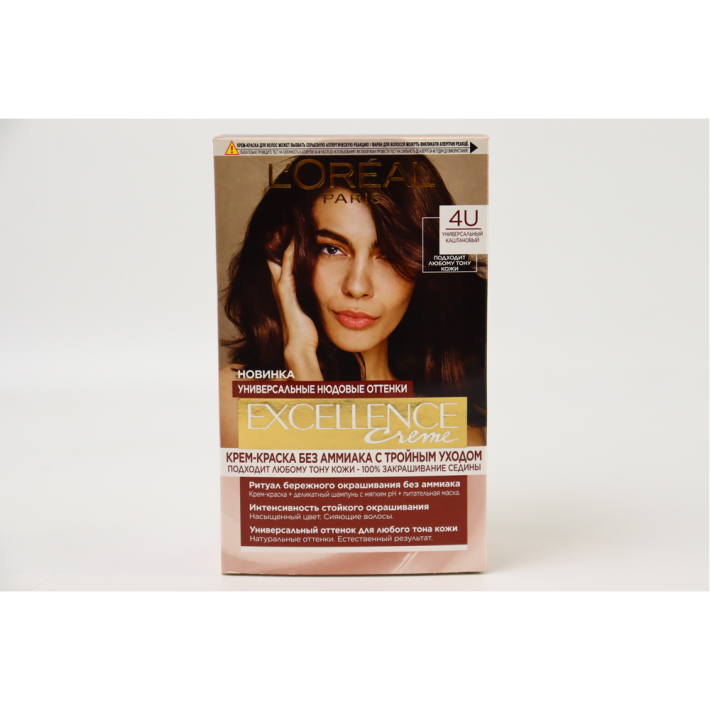 КРАСКА Д/ВОЛОС ЭКСЭЛЛАНС UNIV NUDES 4U УНИВЕРС. КАШТАНОВЫЙ