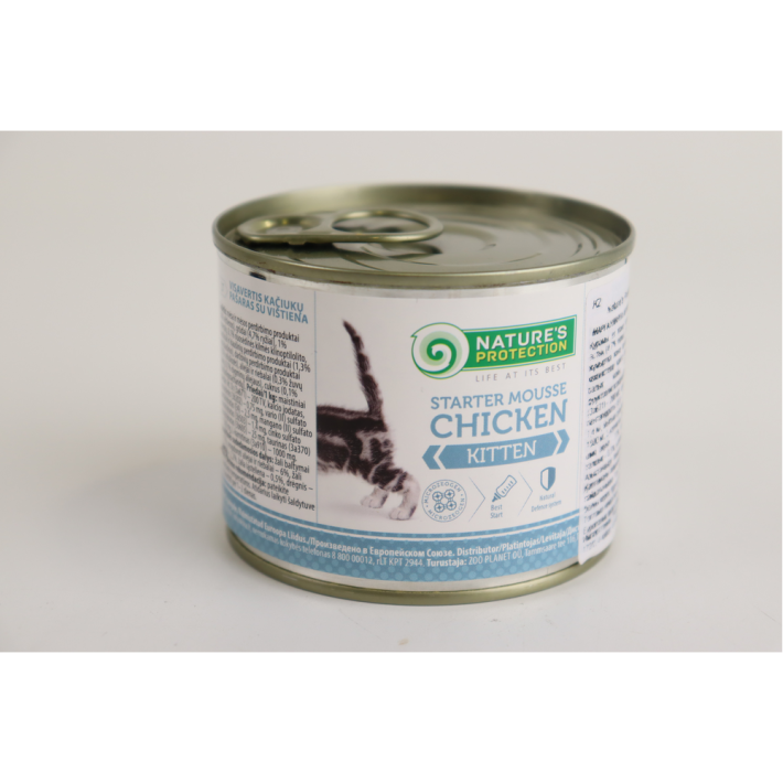КОНСЕРВЫ Д/КОТЯТ NP KITTEN STARTER MOUSSE CHICKEN 200ГР