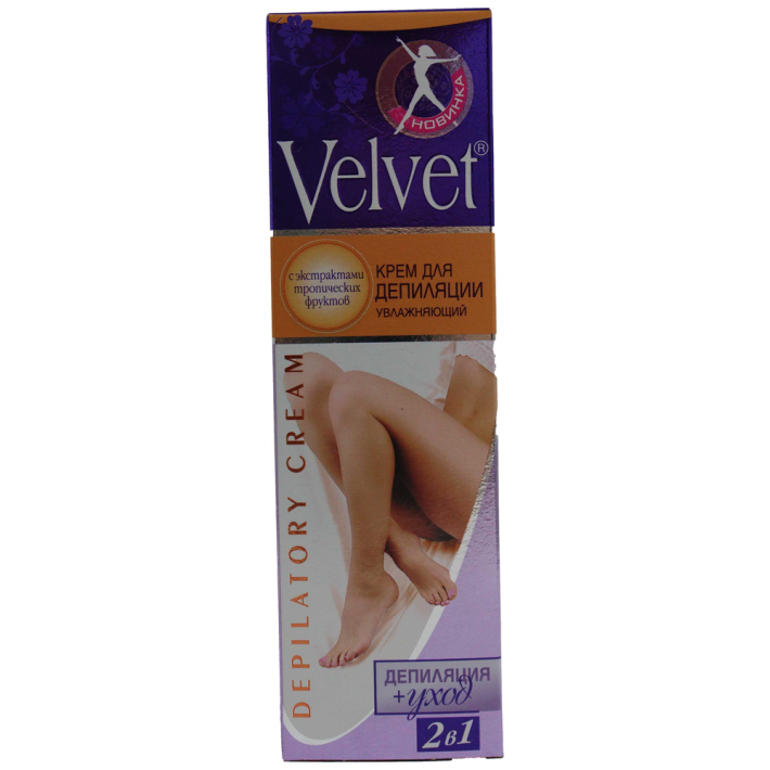ДЕПИЛЯТОР VELVET 2/В/1 УВЛ С/ЭКСТР/ТРОП/ФРУКТОВ 100МЛ
