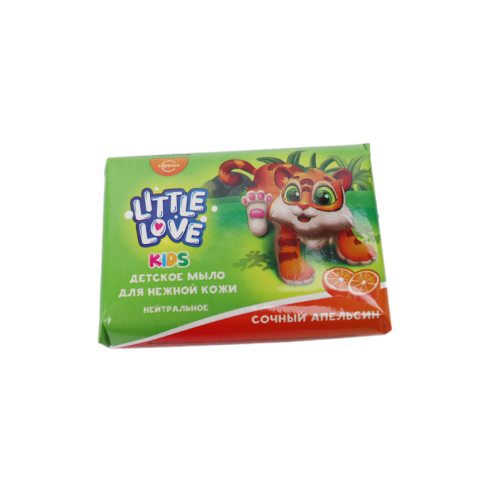 МЫЛО ДЕТСКОЕ Д/НЕЖНОЙ КОЖИ LITTLE LOVE СОЧНЫЙ АПЕЛЬСИН 90ГР