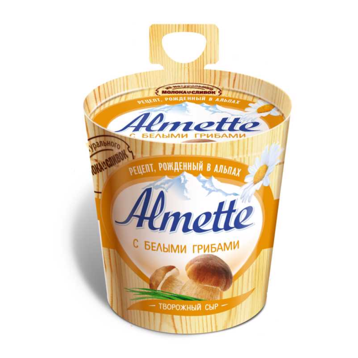 Сыр творожный Almette с белыми грибами 150 г