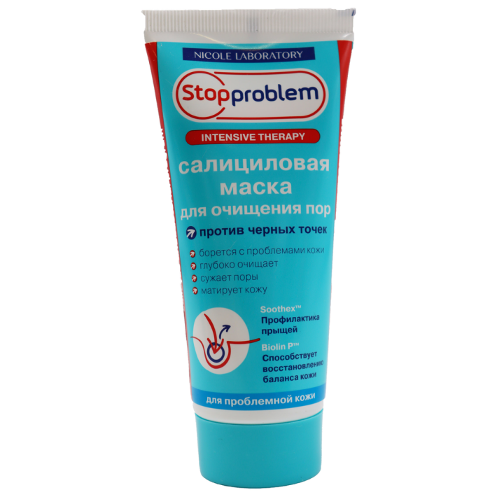 МАСКА Д/ЛИЦА STOPPROBLEM САЛИЦИЛОВАЯ Д/ОЧИЩЕНИЯ ПОР 100МЛ