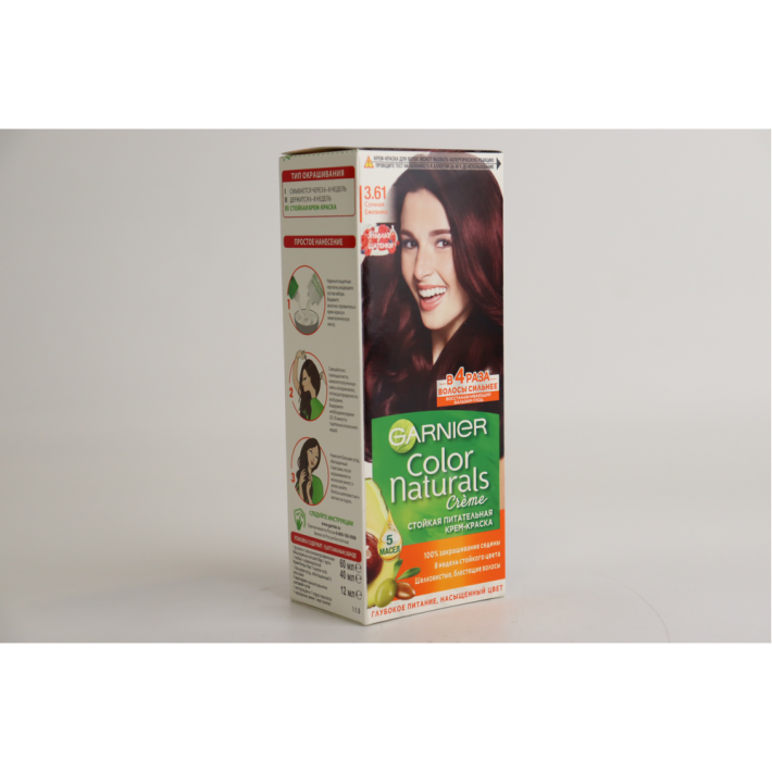 Краска для волос Garnier color naturals 3.61 сочная ежевика
