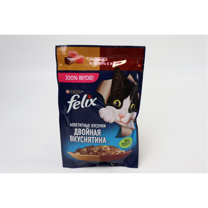 FELIX ДВОЙНАЯ ВКУСНЯТИНА ИНД ПЕЧ 75ГР