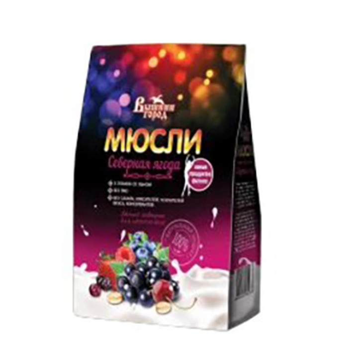 МЮСЛИ СЕВЕРНАЯ ЯГОДА 5-ЗЛАКОВ СО ЛЬНОМ 300ГР