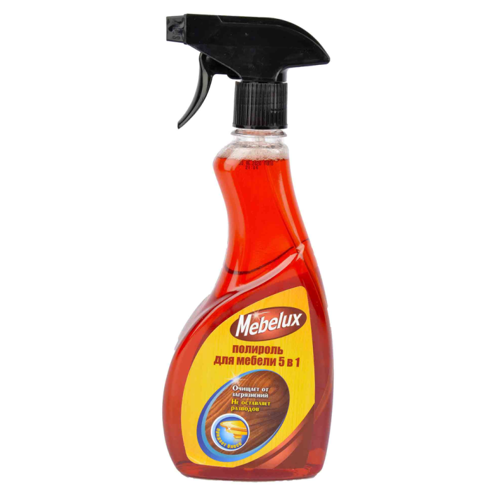 Полироль для мебели Mebelux 5в1 для любых поверхностей 500 мл