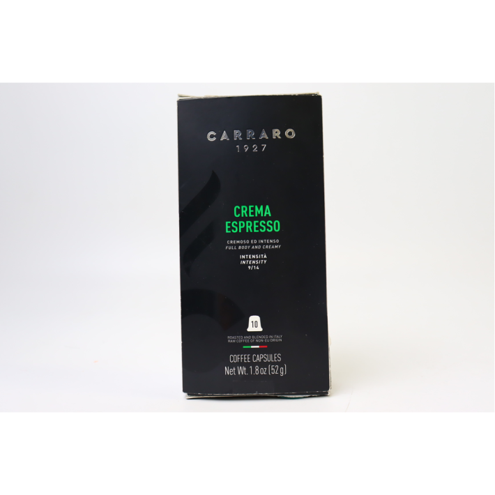 КОФЕ В КАПСУЛАХ CARRARO CREMA ESPRESSO ДЛЯ NESPRESSO 10ШТ