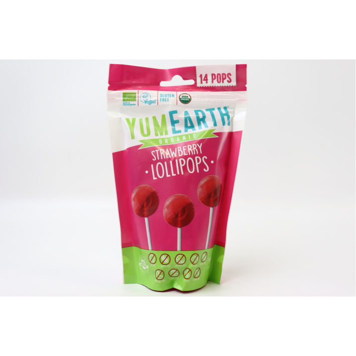 Леденцы Yumearth органические фруктовые клубника 85 г