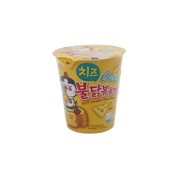 ЛАПША Б/П SAMYANG HOT CHICKEN RAMEN-CHEESE СТАКАН 70ГР